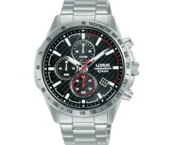 MONTRE LORUS POUR HOMME CHRONOGRAPHE EN ACIER