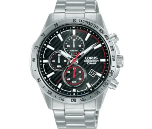MONTRE LORUS POUR HOMME CHRONOGRAPHE EN ACIER