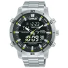 MONTRE LORUS POUR HOMME EN ACIER ANALOGIQUE/NUMÉRIQUE