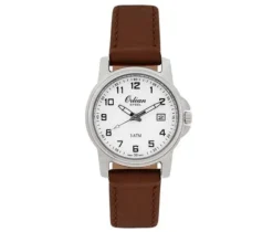 MONTRE ORLEAN ACIER FOND BLANC