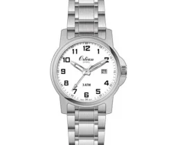 MONTRE ORLEAN ACIER FOND BLANC