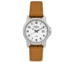 MONTRE ORLEAN ACIER FOND BLANC