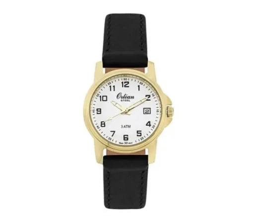MONTRE ORLEAN POUR DAME EN ACIER/PVD OR AVEC BRACELET EXTENSIBLE