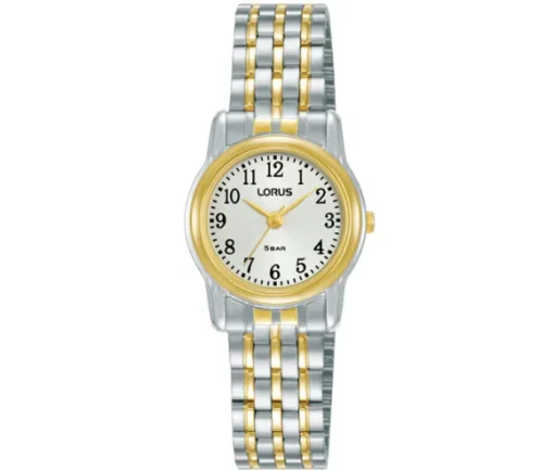 MONTRE POUR DAME LORUS EN ACIER/PVD OR 2 TONS