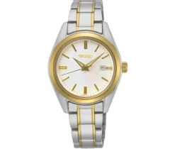 MONTRE POUR DAME SEIKO EN ACIER/PVD OR 2 TONS