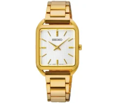 MONTRE POUR DAME SEIKO EN ACIER/PVD OR