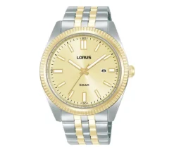 MONTRE POUR HOMME LORUS EN ACIER/PVD OR 2 TONS