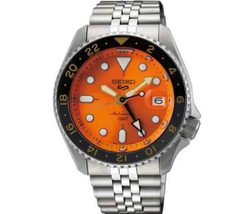 MONTRE SEIKO EN ACIER AUTOMATIQUE GMT 5 SPORTS SKX SERIE