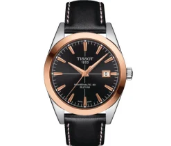 MONTRE TISSOT GENTLEMAN POWERMATIC 80 AVEC LUNETTE EN OR 18K ROSE
