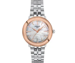 MONTRE TISSOT GLENDORA ACIER ET OR 18K ROSE