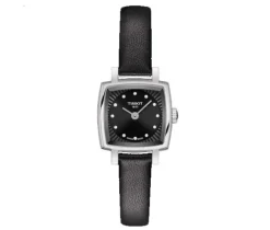 MONTRE TISSOT LOVELY EN ACIER AVEC BRACELET DE CUIR