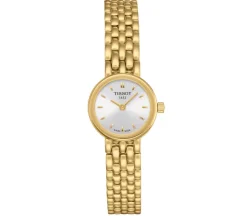 MONTRE TISSOT LOVELY POUR DAME EN ACIER/PVD OR AVEC GLACE SAPHIR