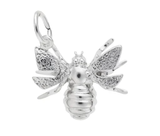 PENDENTIF ABEILLE 3D EN OR OU EN ARGENT