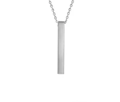 PENDENTIF BAR EN ACIER PERSONNALISABLE