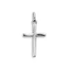 PENDENTIF CROIX EN OR BLANC