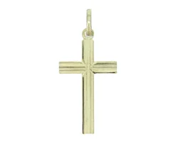 PENDENTIF CROIX EN OR JAUNE