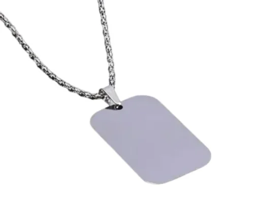 PENDENTIF EN ACIER poDOG TAGpo