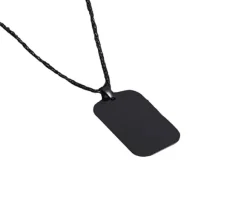 PENDENTIF EN ACIER poDOG TAGpo
