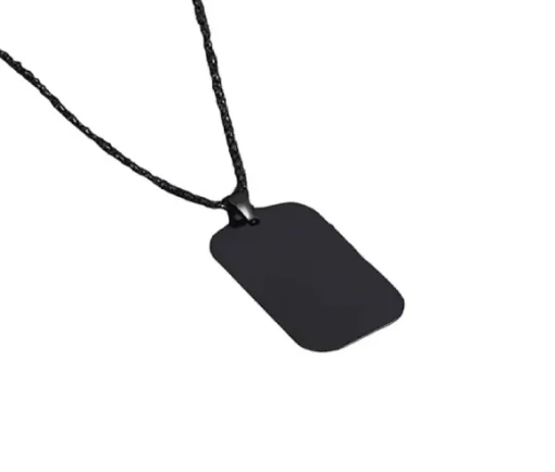 PENDENTIF EN ACIER poDOG TAGpo