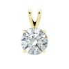 PENDENTIF EN OR 14K SERTI DpiUN DIAMANT DE LABORATOIRE