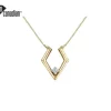 PENDENTIF EN OR 10K SERTI DpiUN DIAMANT CANADIEN
