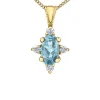 PENDENTIF EN OR SERTI DE PIERRES DE NAISSANCES ET DE DIAMANTS