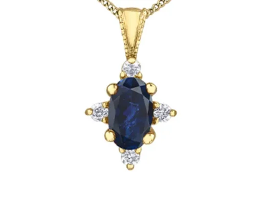 PENDENTIF EN OR SERTI DE PIERRES DE NAISSANCES ET DE DIAMANTS