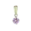 PENDENTIF EN OR SERTI DpiUNE PIERRE DE NAISSANCE SYNTHÉTIQUE VARIÉE