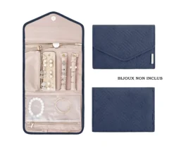 POCHETTE À BIJOUX DE VOYAGE EN COTON