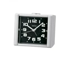 REVEIL SEIKO ANALOGIQUE COULEUR ARGENT ET LUMINESCENT