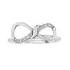 SPLENDIDE JONC CONTOUR EN OR 10K SERTI DE DIAMANTS